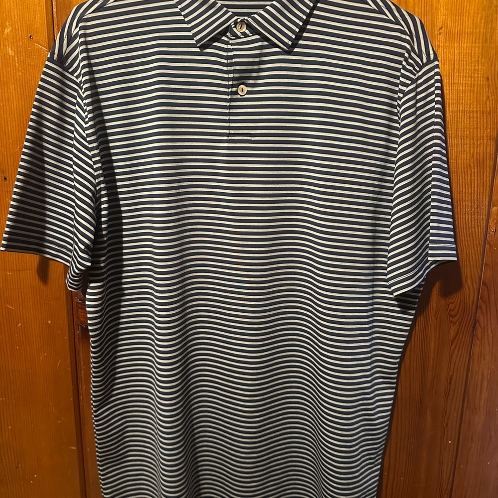 Striped Black and White Men's Shirt